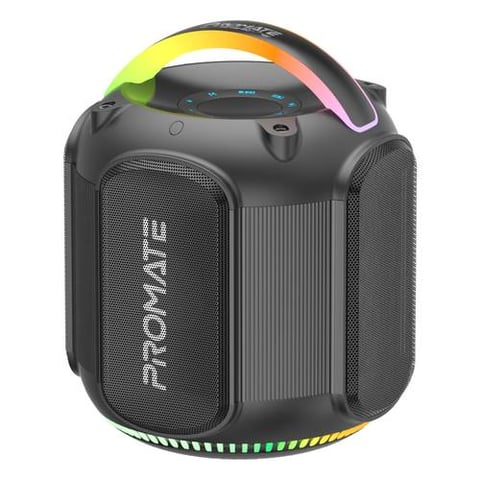 بروميت مكبّر صوت سترايك-80 بلوتوث RGB 80 واط – أسود