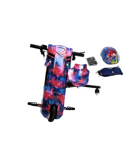 Large Electric Drift Scooter - 36 Volt Colorful Nebula Design