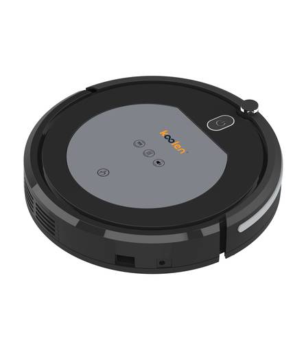Robot Vacuum Cleaner With Remote Control - Black & Grey