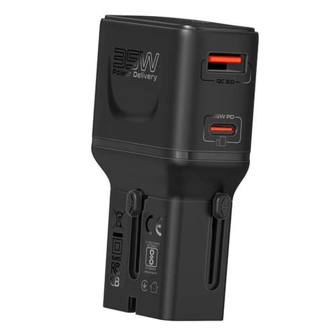 Promate 35W GaNFast™ Travel Adapter