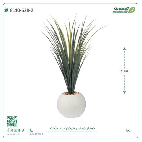 شجرة صبار صناعية ( ارتفاع 70 سم ) حوض بلاستك