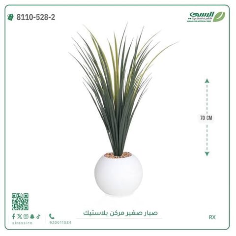 شجرة صبار صناعية ( ارتفاع 70 سم ) حوض بلاستك