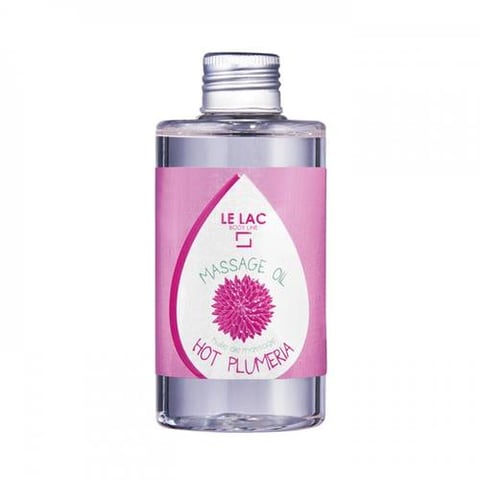 LE LAC HOT PLUMERIA MASSAGE OIL 200 ML