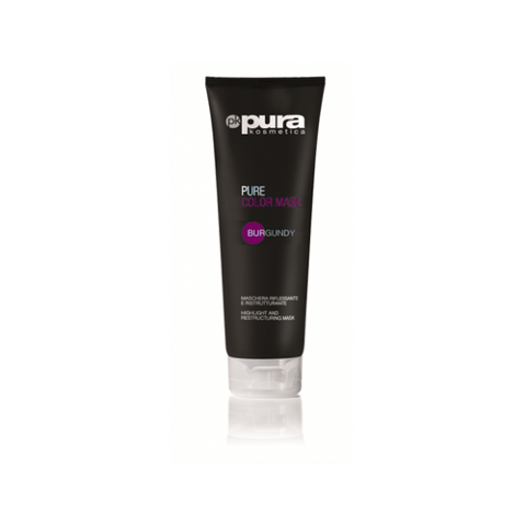 PURA PURE COLOR MASK BURGUNDY HIGHLIGHT AND RESTRUCTURING 250 ML