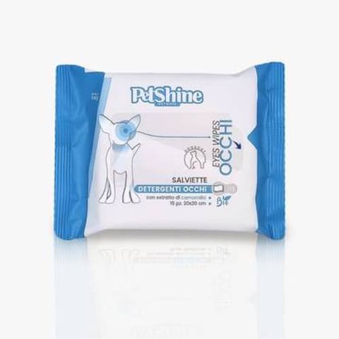 مناديل PETSHINE EYE لتنظيف عيون الحيوانات الاليفة بعمق