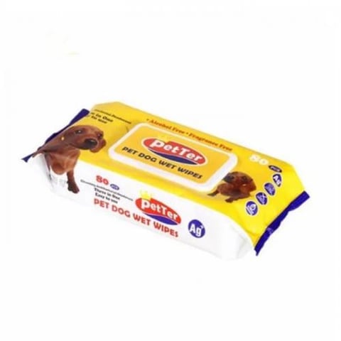 مناديل معقمة للقطط والكلاب 80Pcs 