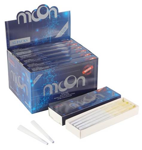 Moon Rolling Paper KS Pre Roll WHITE 