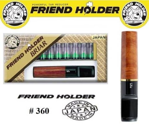 Friend Holder Briar 360 Smoke Cigarette Holder 