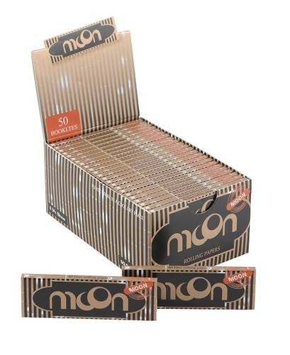 Moon Rolling Paper 1 1/4 Black