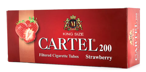 Filtered tubes CARTEL 200 STRAWBERRY