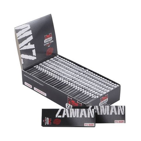 Zaman Rolling Paper 1 1/4 Black