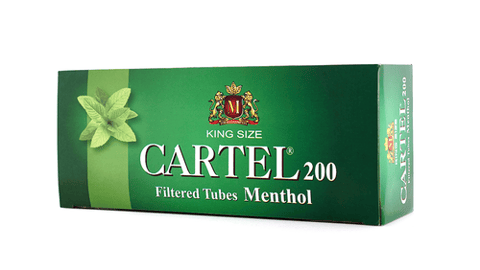أنبوب سجائر كارتيلا 200 أنبوب (فلتر نعناع )