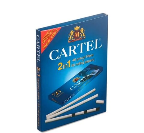 Filter Tips CARTEL PRE-CUT BLUE