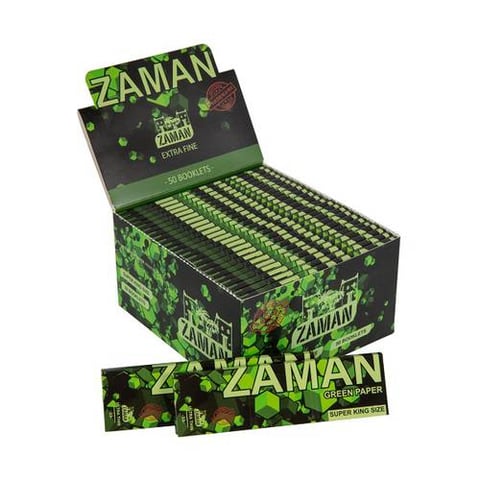 Zaman Rolling Paper Green Paper King Size