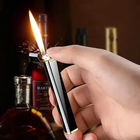 ولاعة معدنية محمولة ذات لهب ناعم ( HY177 )