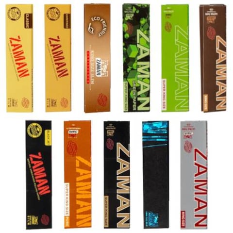 Zaman Rolling Paper King Size Mix 11 Booklets 