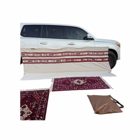 رواق مغناطيس بديكور 1.50*3.50 متر  مع جراب + 2 منساب 