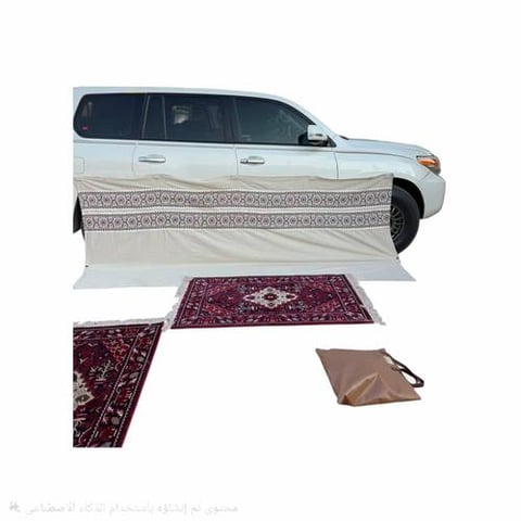 رواق مغناطيس بديكور  1.50 *3.50 متر مع جراب +2 مناسب 