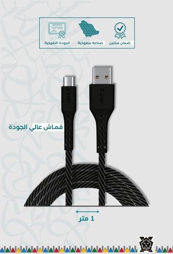 Lion X Type C to USB Cable - Black
