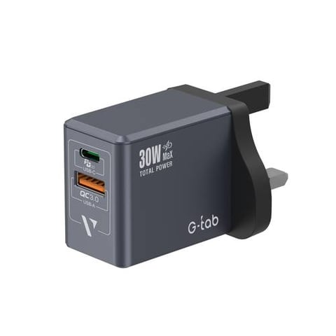 G-Tab 30W Wall Charger - Black