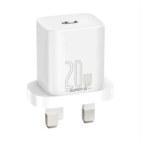 Baseus wall charger 20W - White