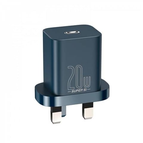 Baseus wall charger 20W - indigo blue