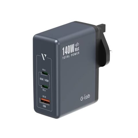 G-Tab 140W Wall Charger - Black