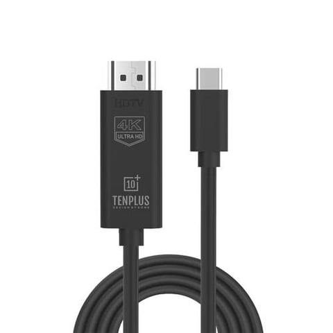 TenPlus 4K HDMI to Type-C Cable - Black