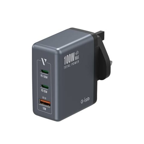 G-Tab 100W Wall Charger - Black
