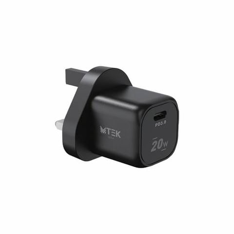 MTEK Wall Charger (20W) - Black