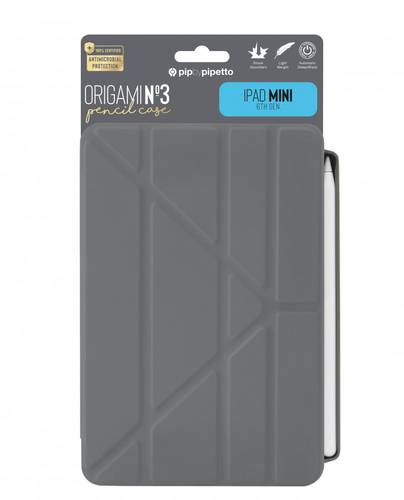 Pipetto iPad Mini 6 Protective Case with Pen Holder - Gray