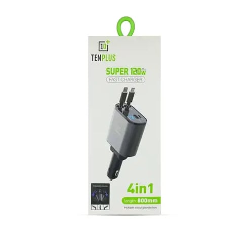 TenPlus 120W Car Charger