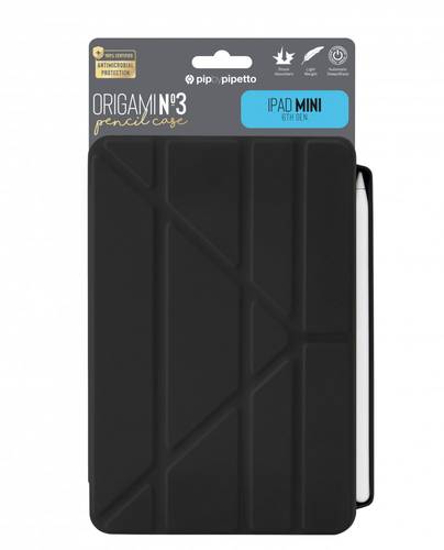 Pipetto iPad Mini 6 Protective Cover with Pen Holder - Black