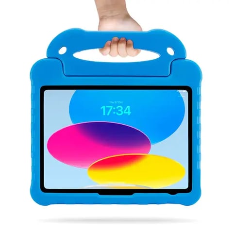 PIPETTO Activity Back Cover Case iPad 10th Gen for Kids - Blue