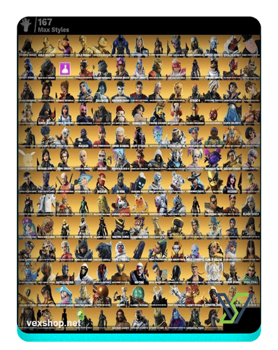 Fortnite Account - 468 Skins, Rogue Spider, Minty, Travis Scott(#S41555913f) [Full Access]
