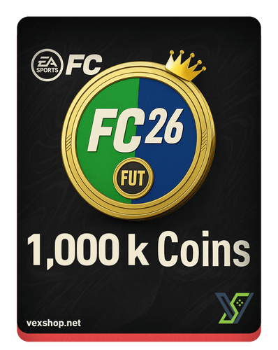 كوينز FC 26 للسوني & الإكس بوكس الكمية ( 1 مليون كوينز )