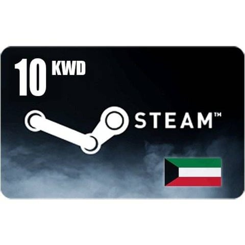 بطاقة شحن Steam بقيمة 10 دينار - كويتي - [ مفتاح ]