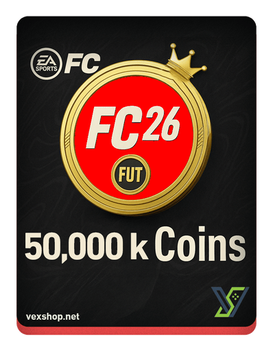 كوينز FC 26 للكمبيوتر الكمية ( 50 مليون كوينز )