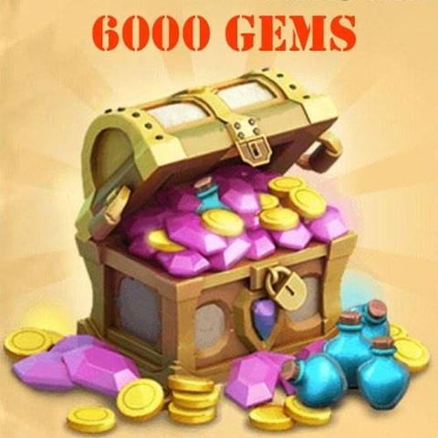 Free Gems Castle Clash 6000 Gems