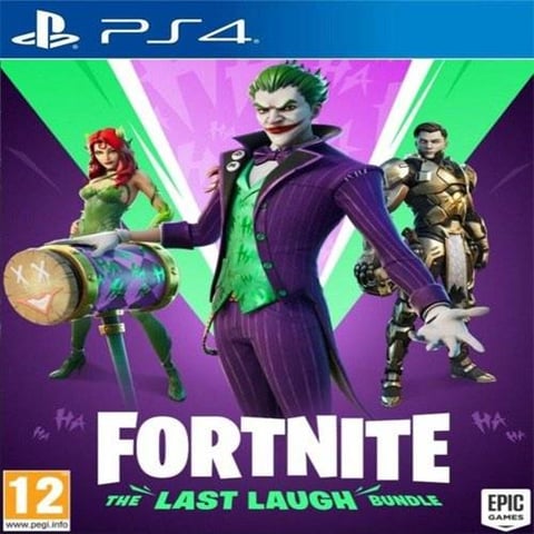 فورتنايت حزمة THE LAST LAUGH للبلاستيشين 4 ( أمريكي ) [ مفتاح ]