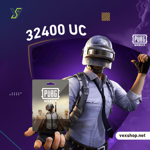 شحن ببجي موبايل 32400 UC (عن طريق iD)