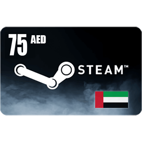 بطاقة شحن Steam بقيمة 75 درهم - اماراتي - [ مفتاح ]