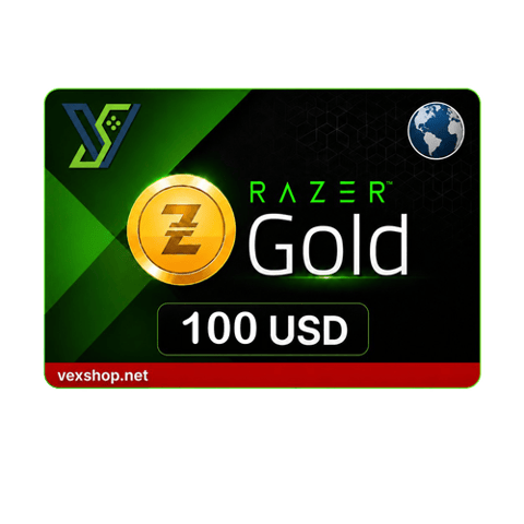 بطاقة ريزر غولد بقيمة 100$ - عالمية - [ مفتاح ]