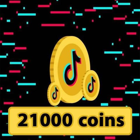 شراء كوينز تيك توك بقيمة 21000 كوين