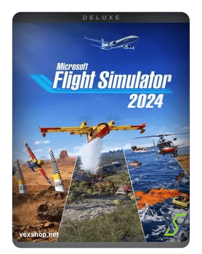لعبة Microsoft Flight Simulator 2024 Deluxe Edition للكمبيوتر [ مفتاح ]