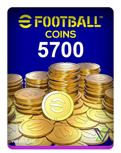 شحن لعبة eFootBall بقيمة 5700 كوينز
