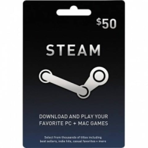 بطاقة شحن Steam بقيمة 50 دولار - أمريكي - [ مفتاح ]