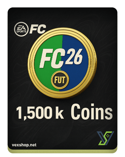 كوينز FC 26 للسوني & الإكس بوكس الكمية ( 1 مليون و 500 ألف كوينز )
