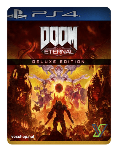 لعبة DOOM Eternal Deluxe Edition لمنصة سوني 4 [ حساب ]