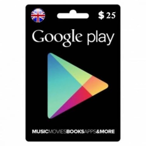قوقل بلاي بقيمة £25 - بريطاني [ مفتاح ]